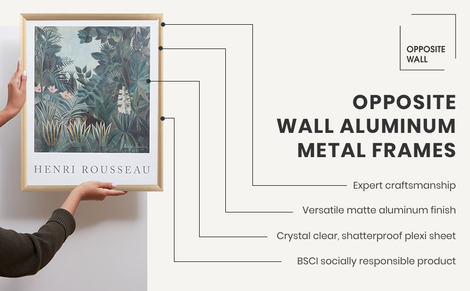 opposite wall frames