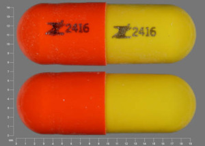 orange colored pills