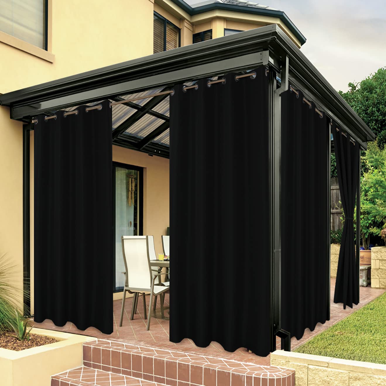 outdoor gazebo curtains