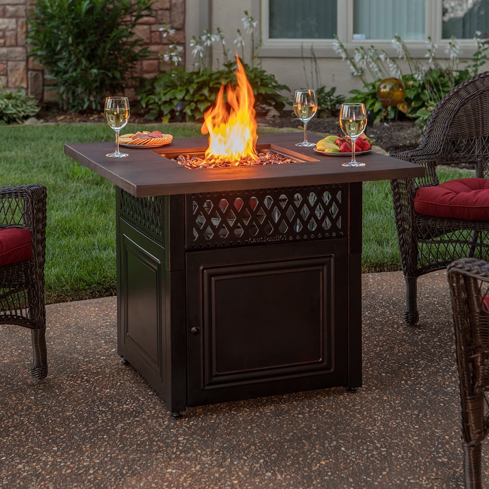 outdoor lp gas fire pit