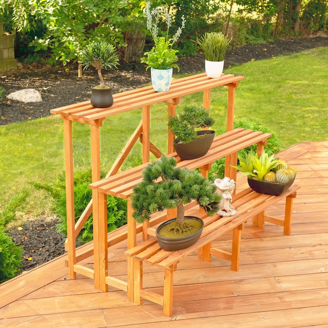 outdoor plant stands lowes