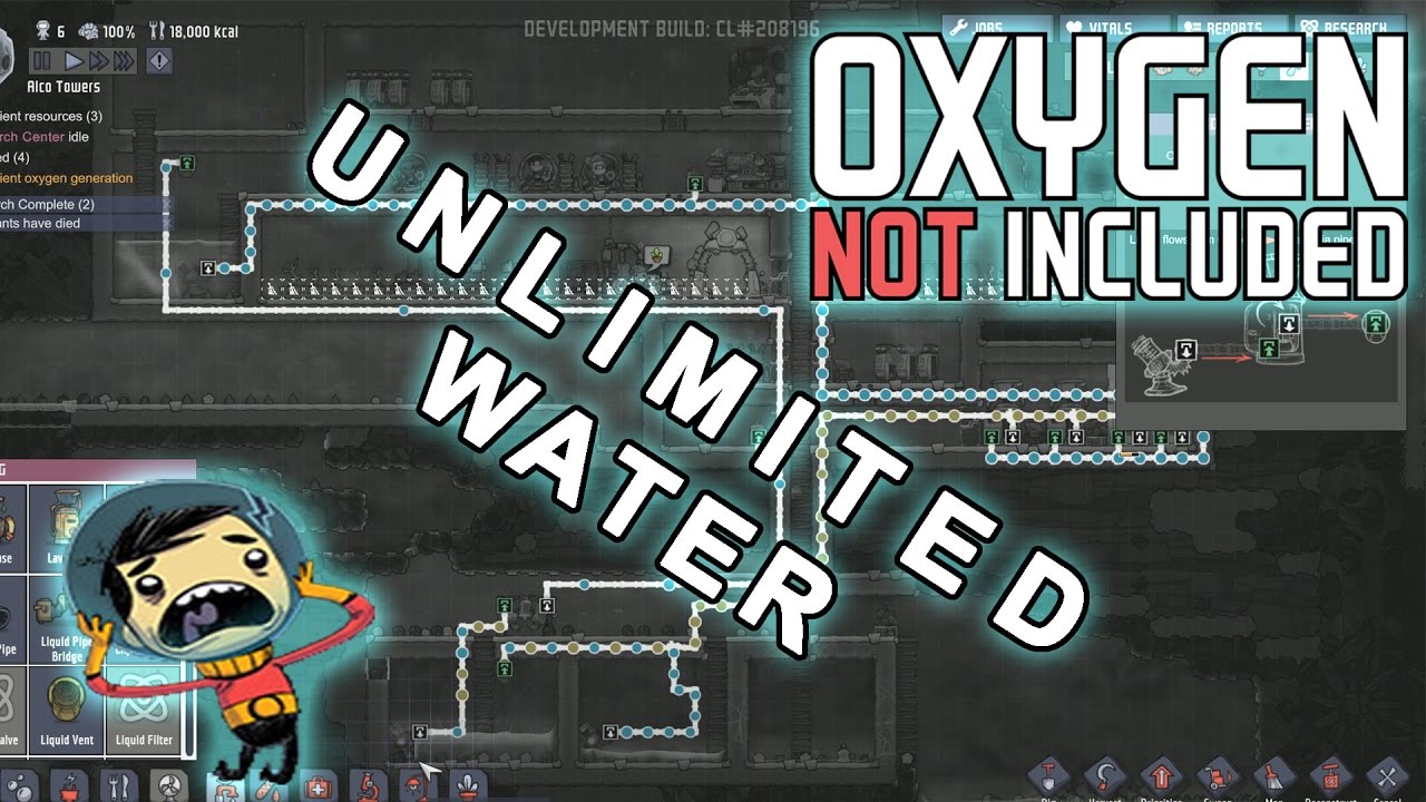 oxygen not included create water