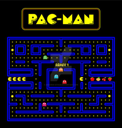 pacman full screen game