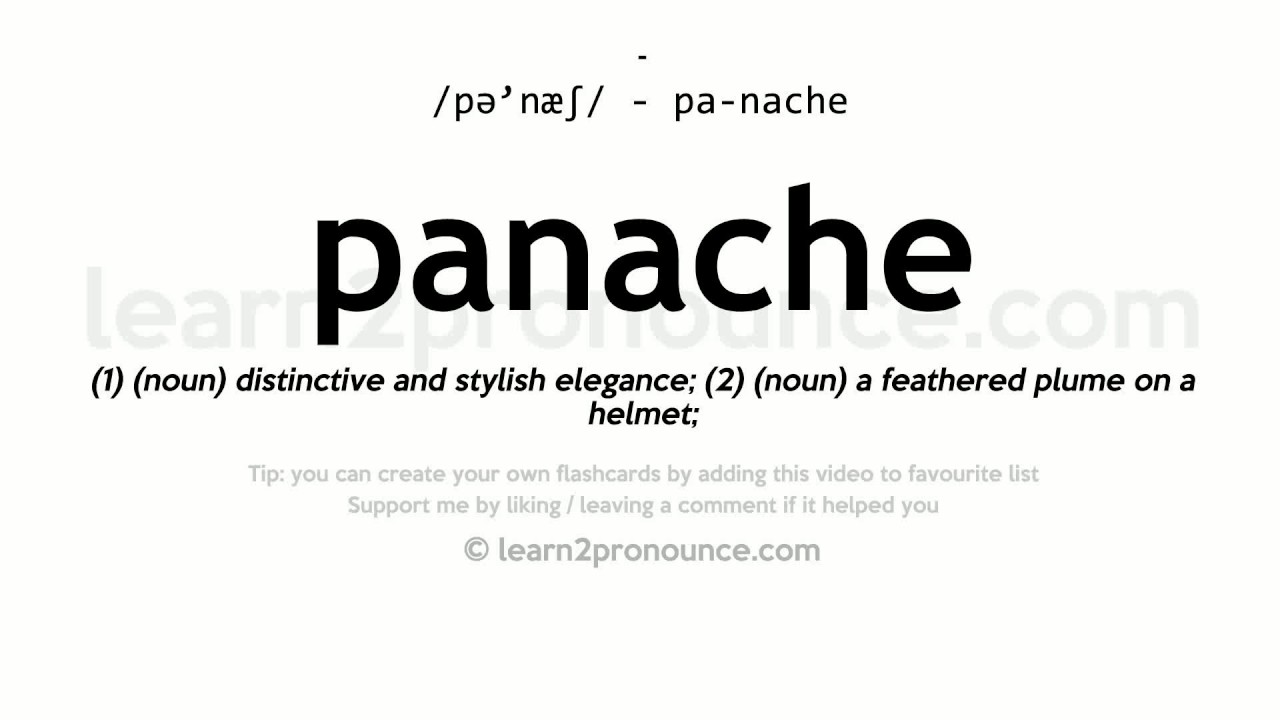 panache meaning in malayalam