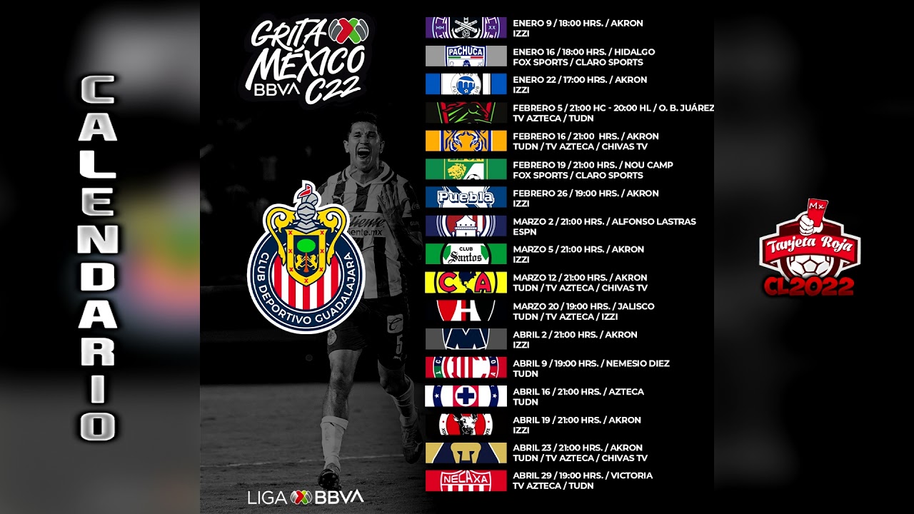 partidos de chivas 2022