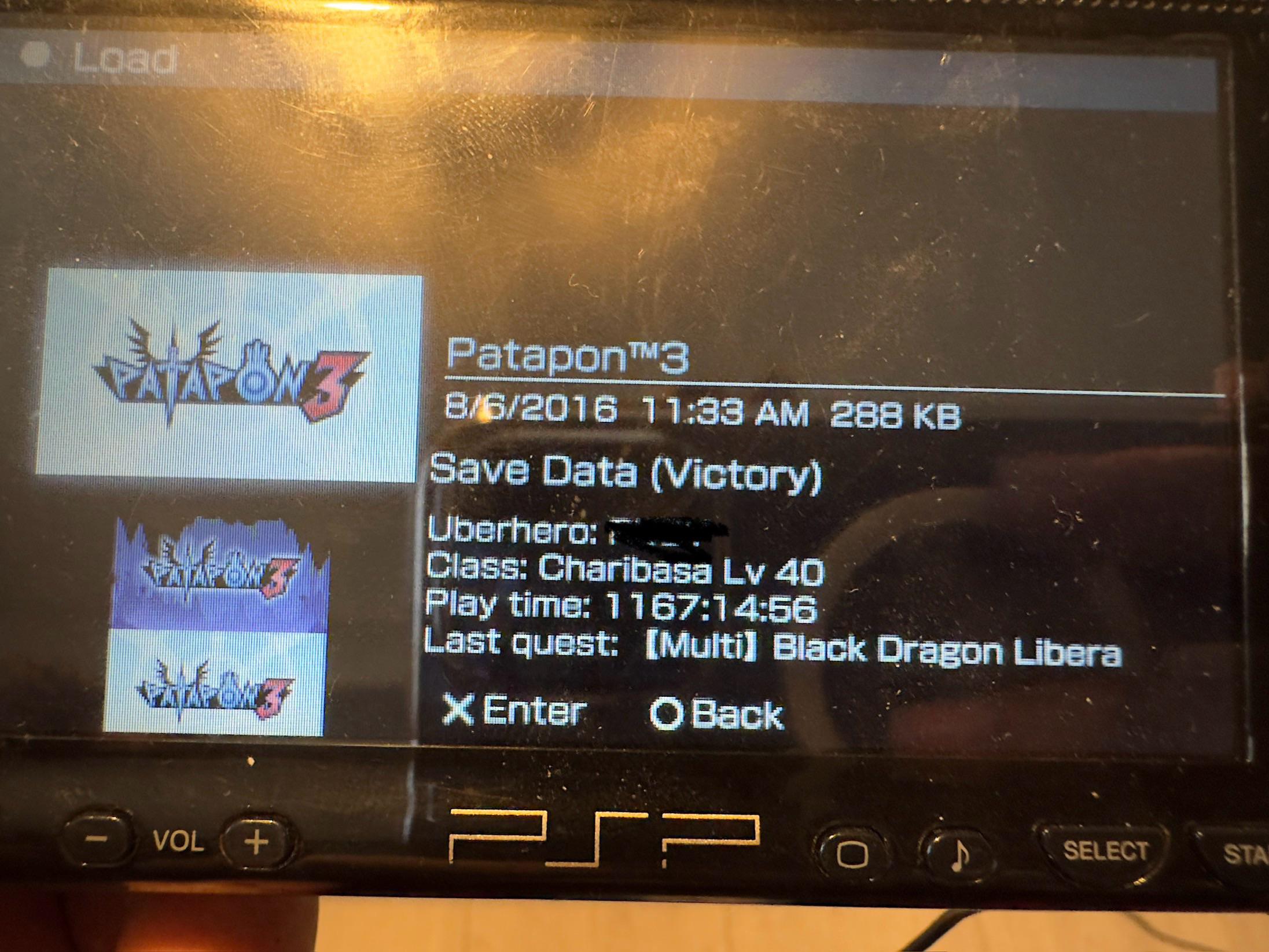 patapon 2 psp save data