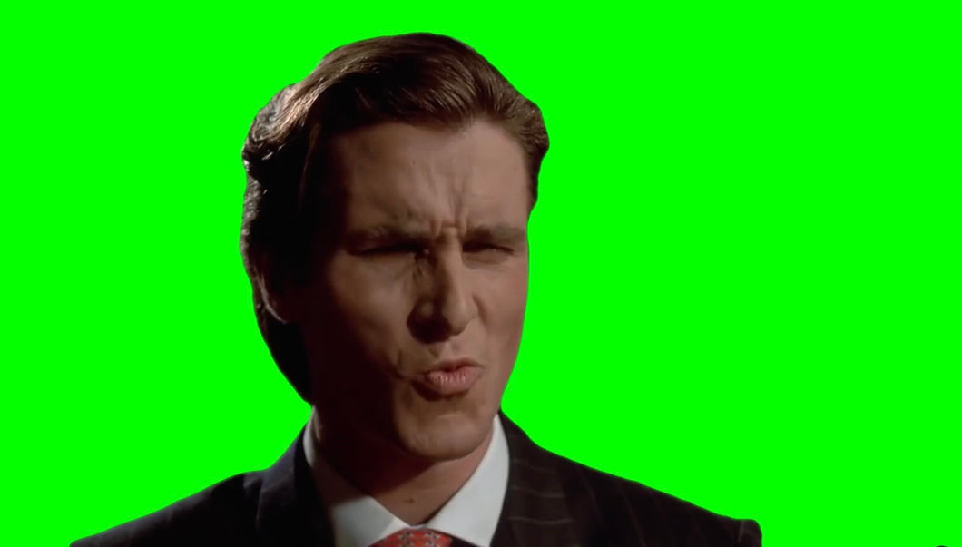 patrick bateman sigma face