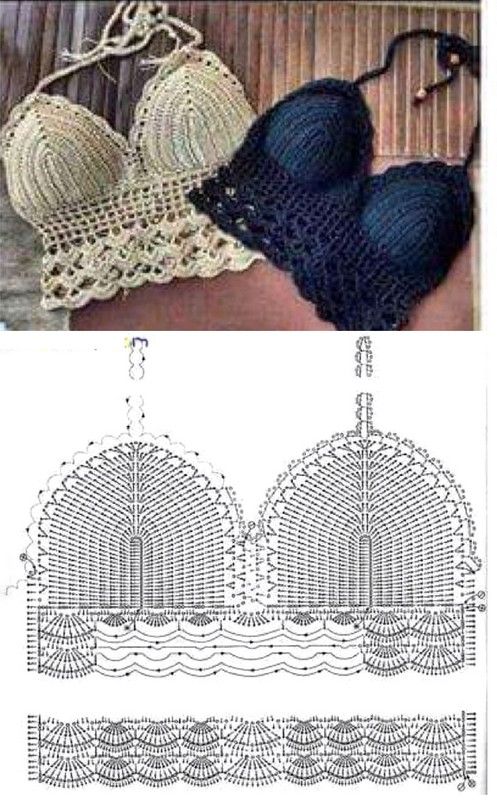 patrones top crochet