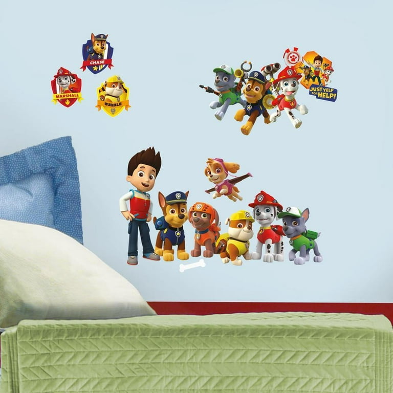 paw patrol wall stickers