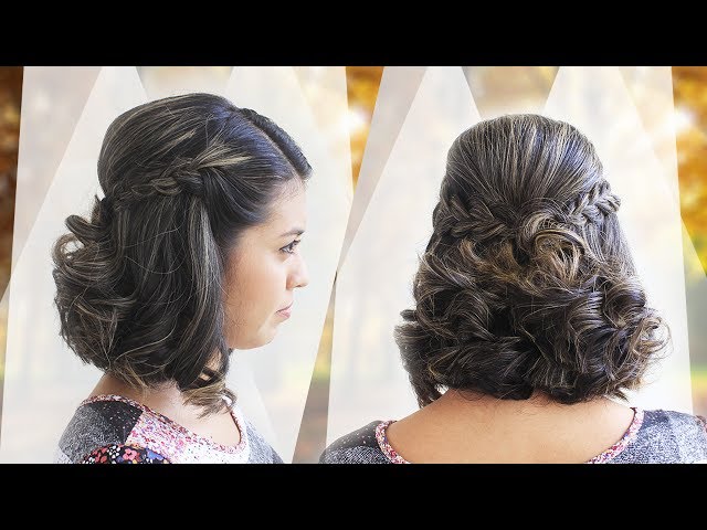 peinados elegantes cabello corto