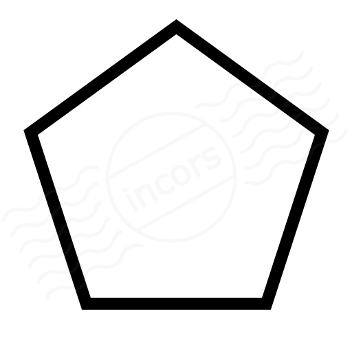 pentagon shape clipart