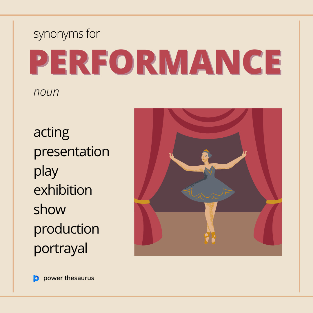 performance synonym