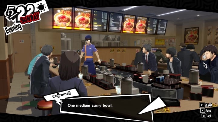 persona 5 how to work at beef bowl