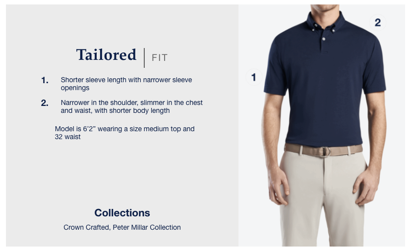 peter millar sizing