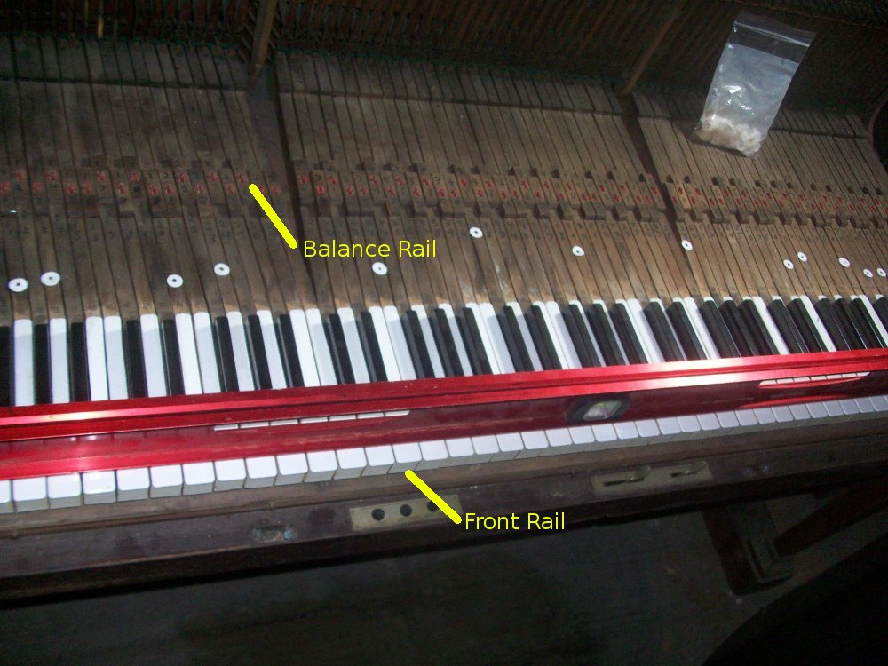 piano key leveling