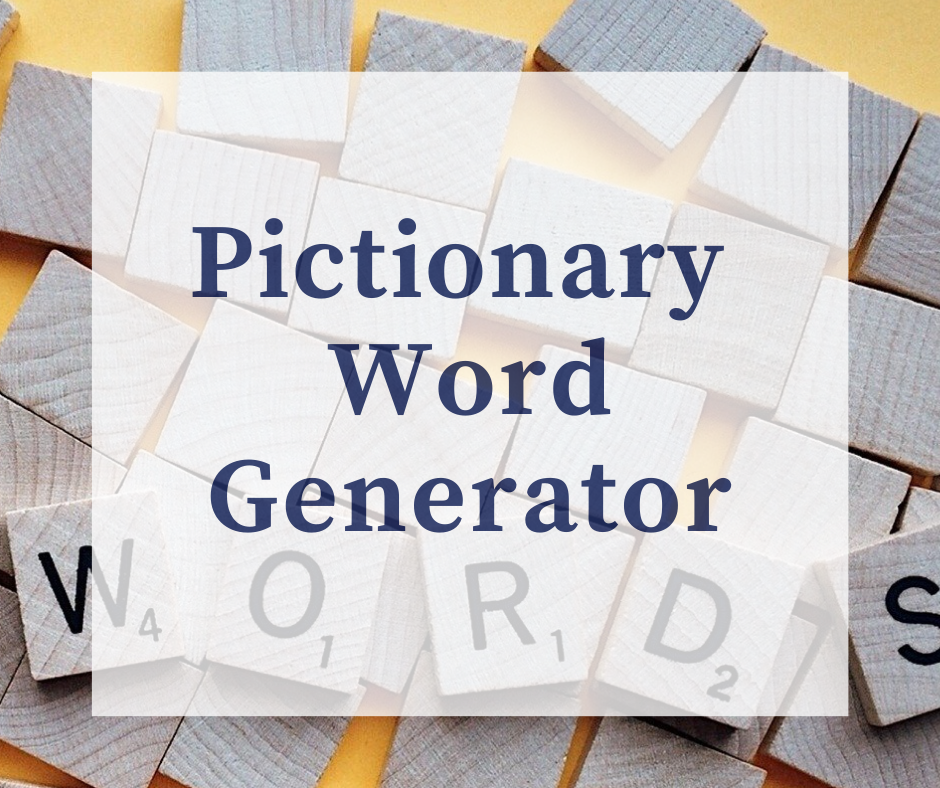 pictionary word generator