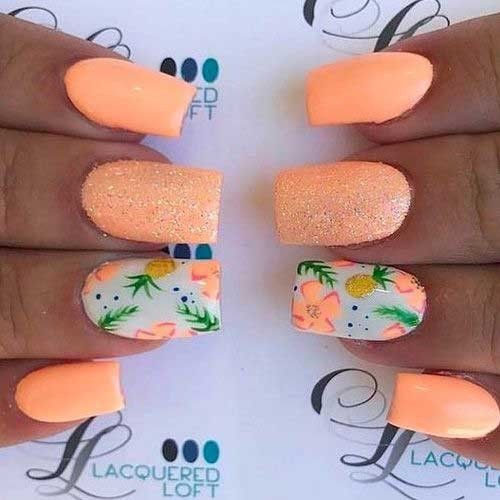 pinterest uñas semipermanentes verano