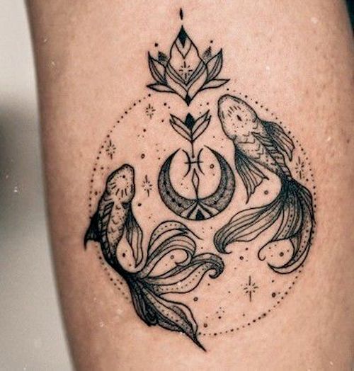 pisces horoscope tattoo