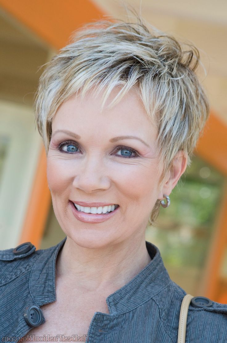 pixie hairstyles for older women