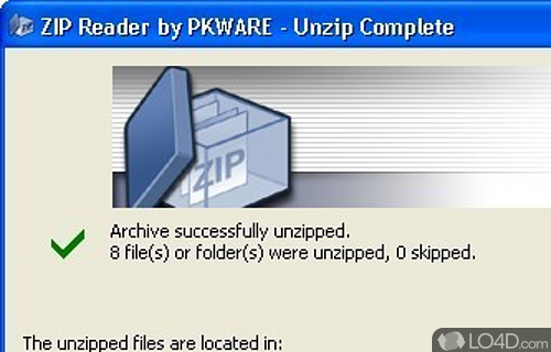 pkware zip reader