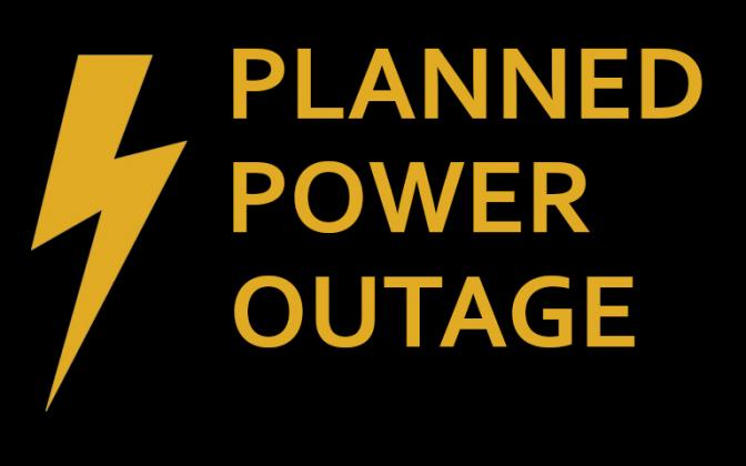 planned power outages near me