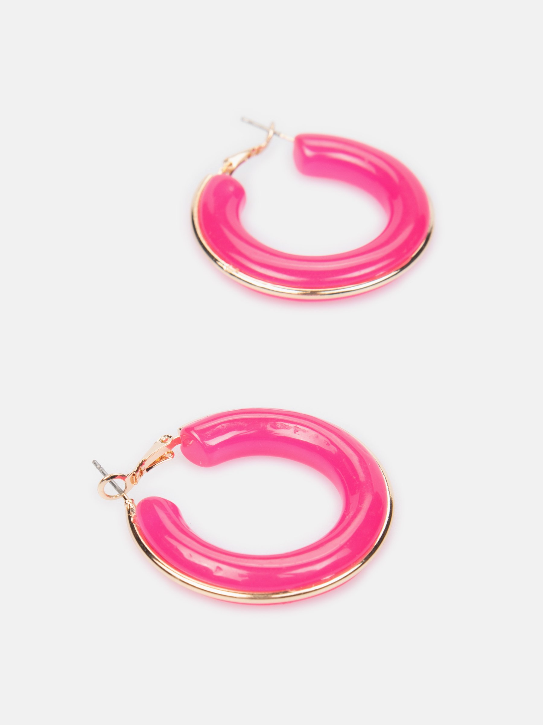 plastic hoop earrings