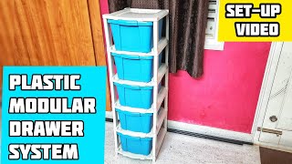 plastic modular drawer system