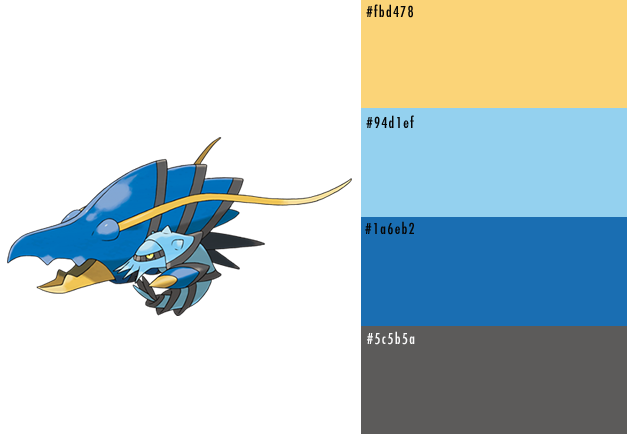 pokemon blue color palette