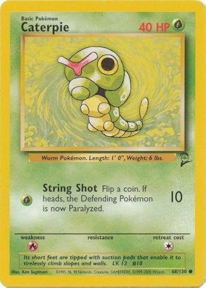 pokemon card caterpie