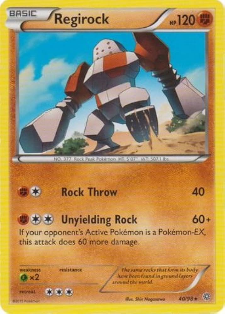 pokemon card regirock