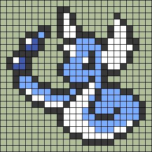 pokemon pixel art grid