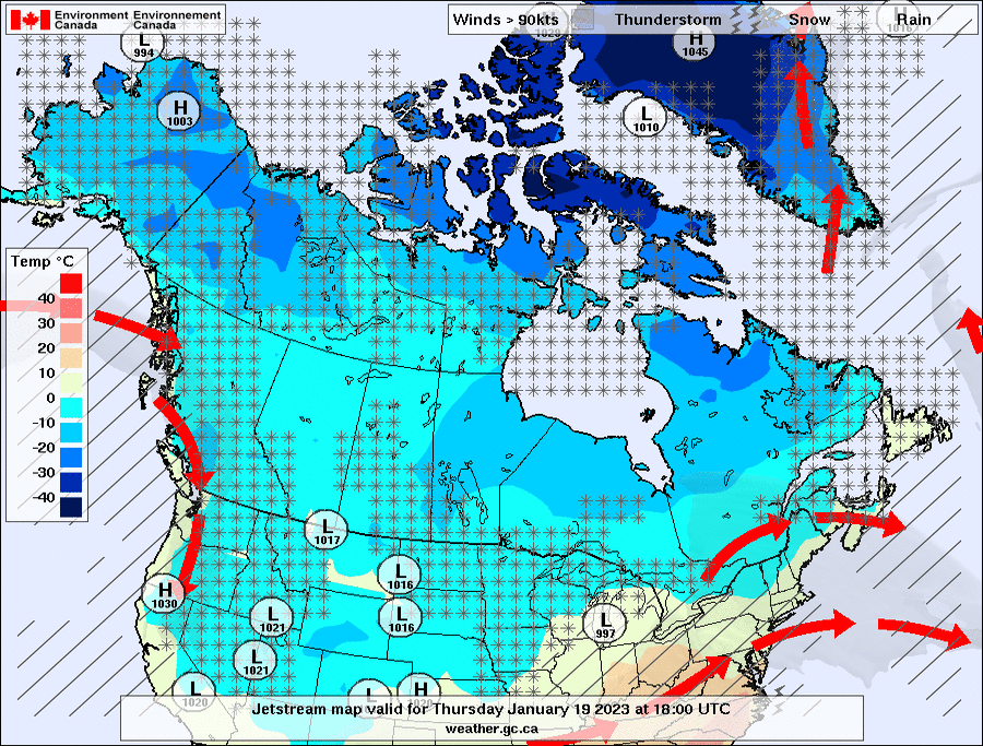 polar vortex 2023 canada