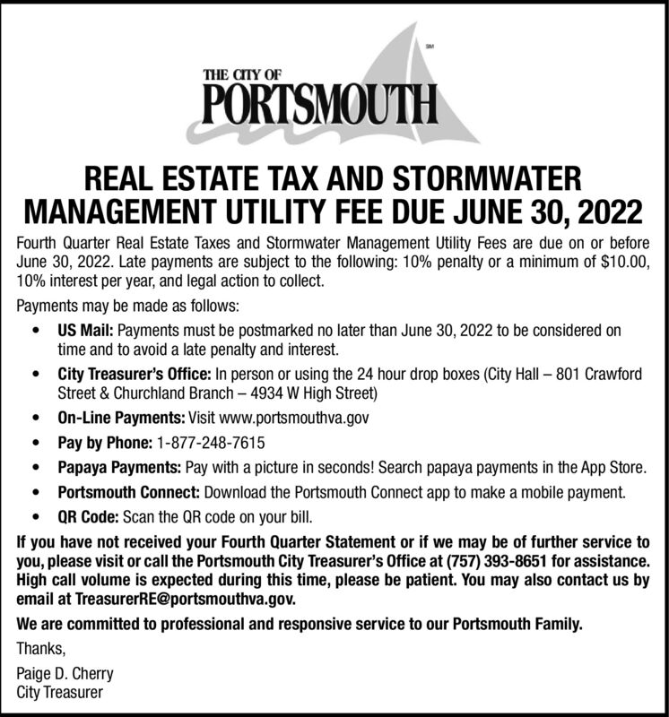 portsmouth tax assessment