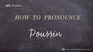 poussin pronunciation