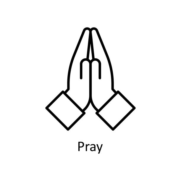 praying drawing