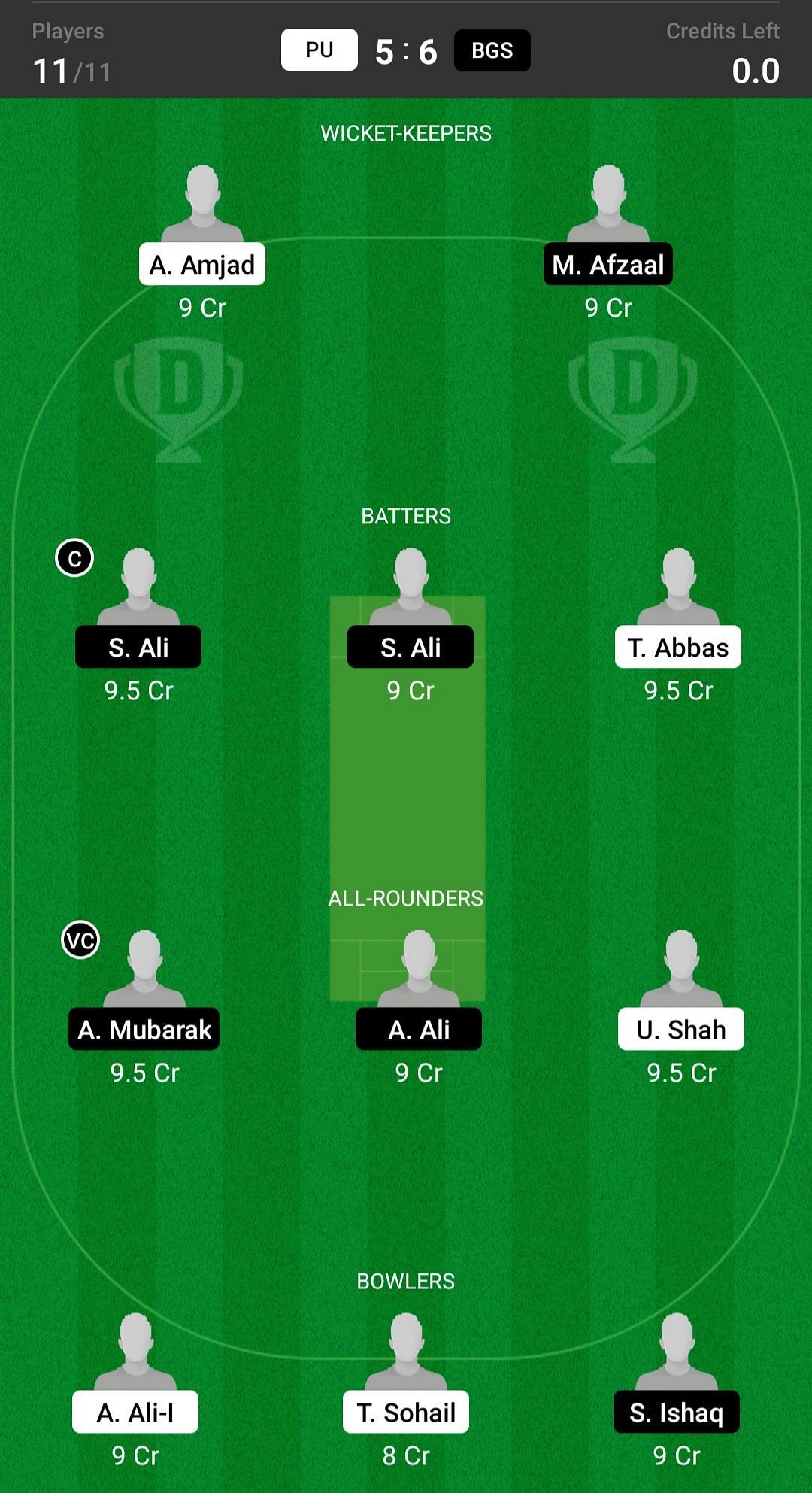 pu vs bgs dream11 prediction