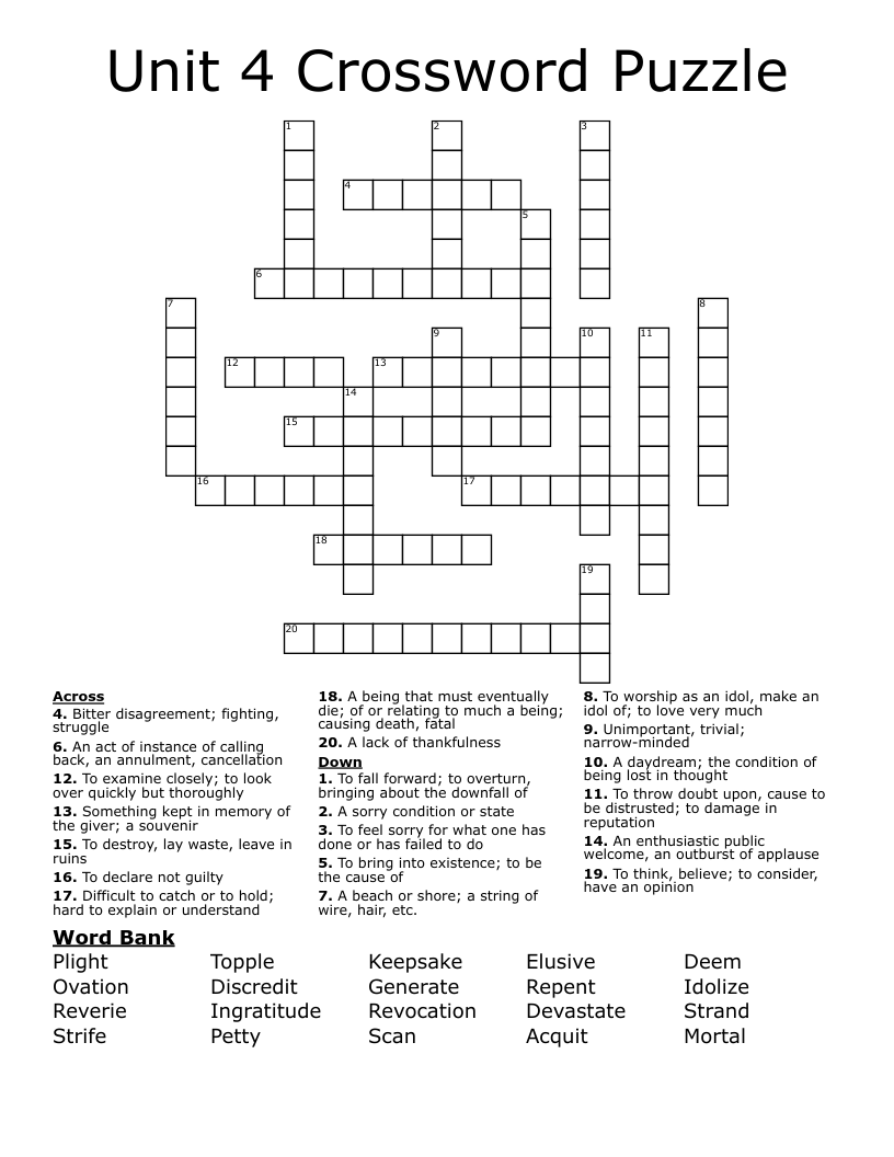 public outburst crossword