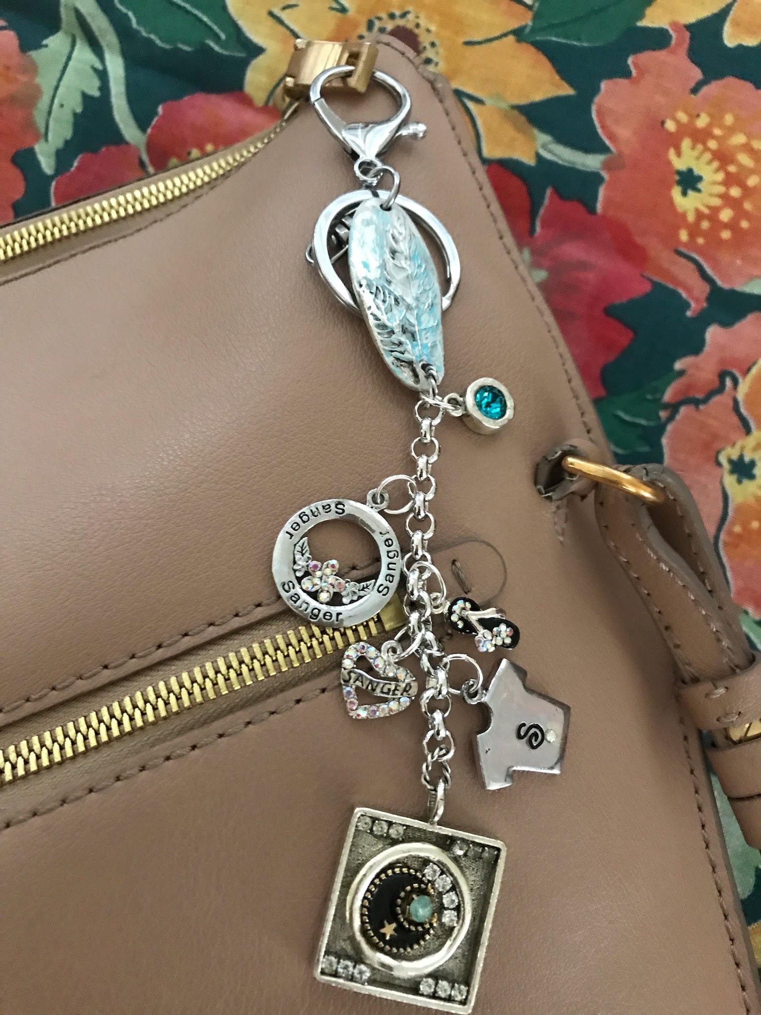 purse with charms