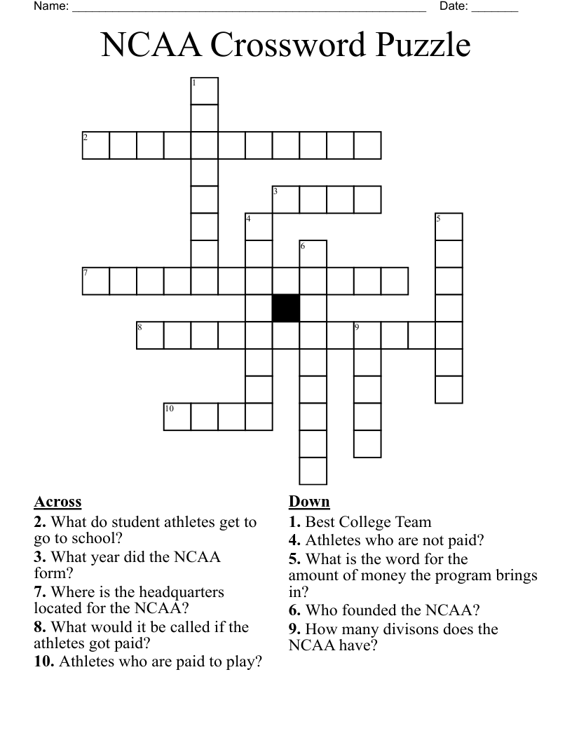 quarterfinals group in the ncaa crossword clue