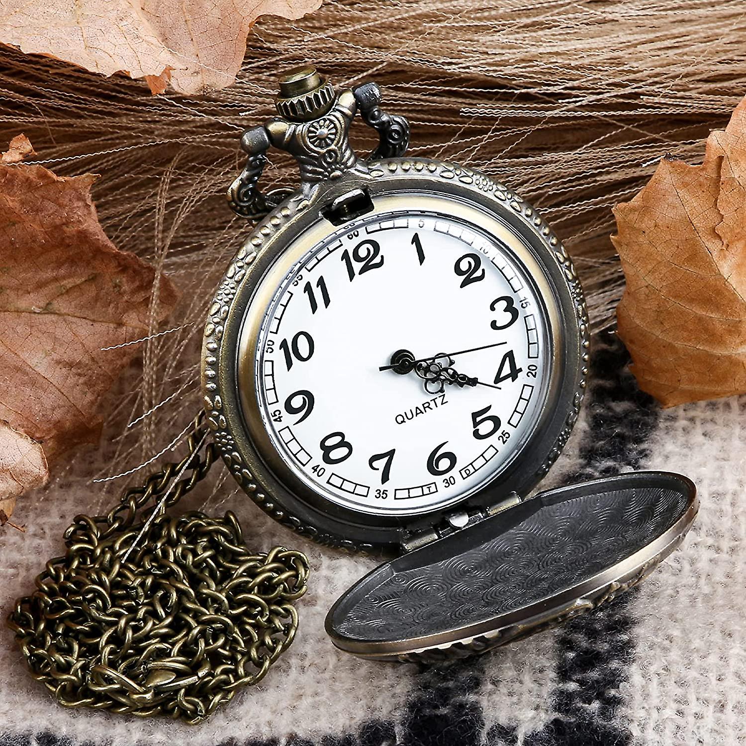 quartz pocket watch vintage