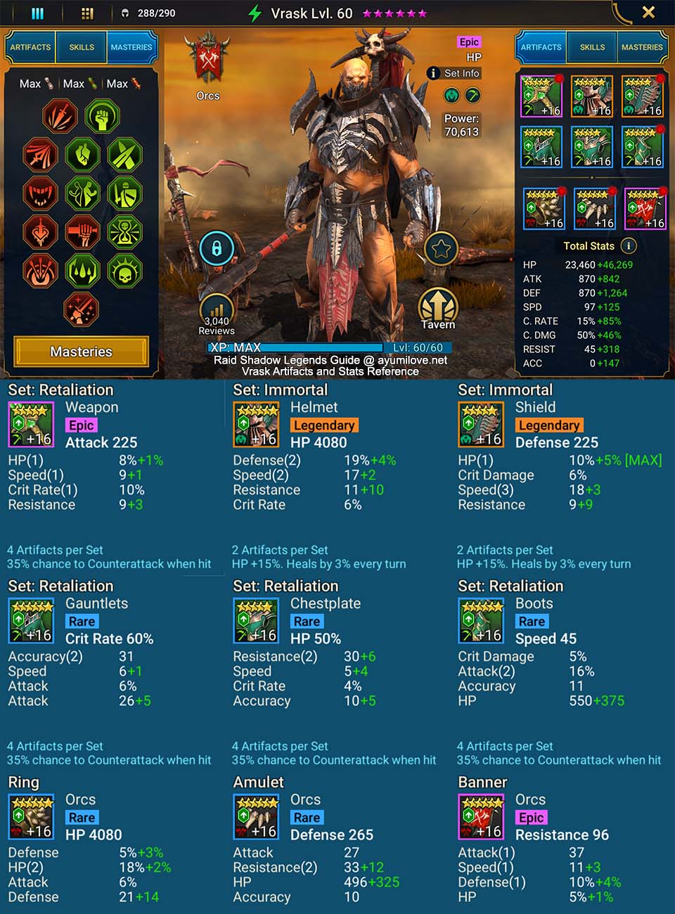 raid shadow legends vrask build