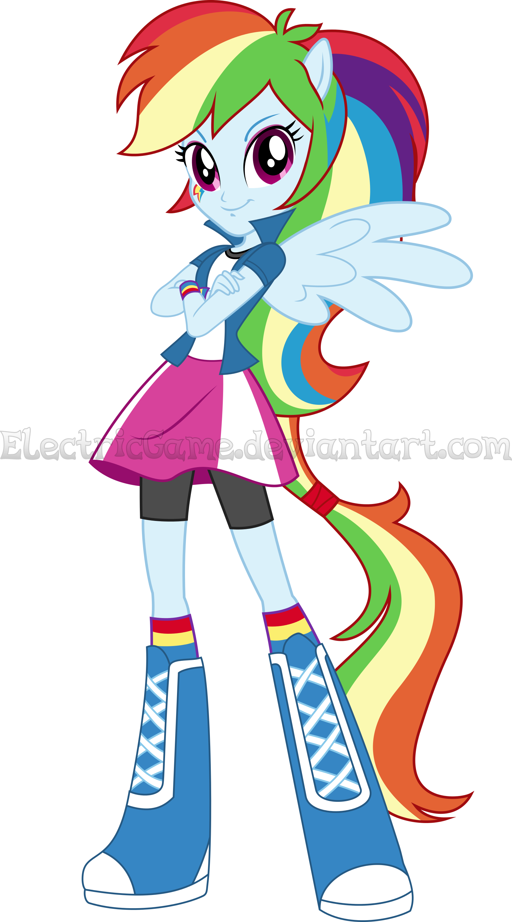 rainbow dash human