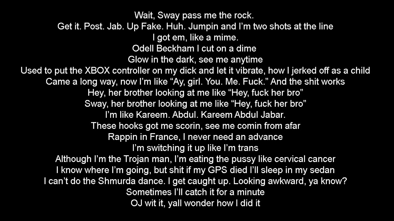 rapper freestyle lyrics