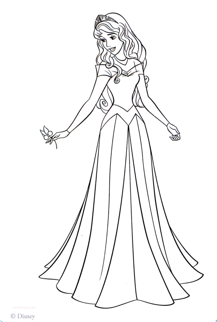 rapunzel princess coloring pages