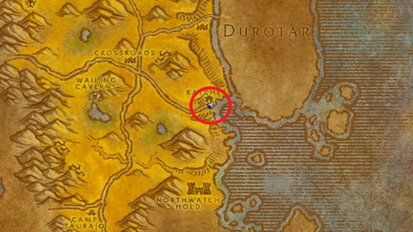 razorfen downs entrance location