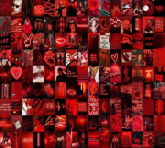 red aesthetic pictures