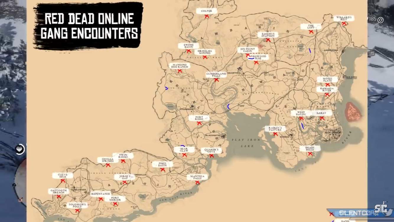 red dead redemption gang hideouts