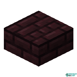 red nether brick slab