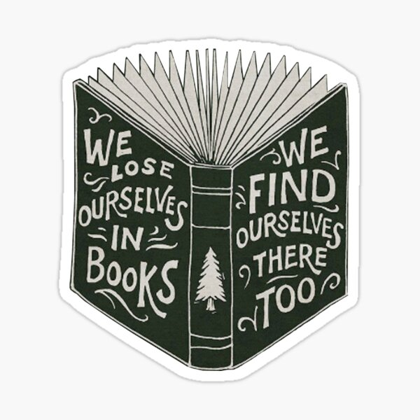 redbubble stickers books