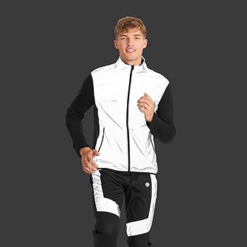 reflective running gilet